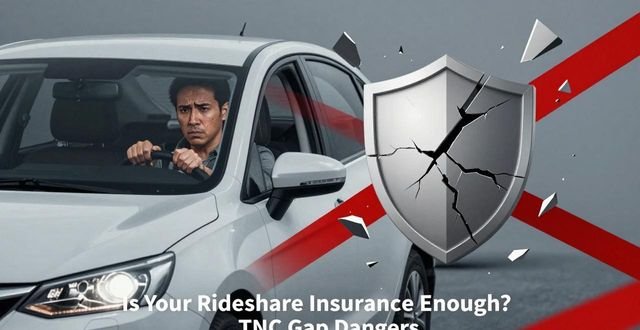 Is Your Rideshare Insurance Enough? TNC Gap Dangers — Rideshare Insurance Coverage for Uber & Lyft Drivers