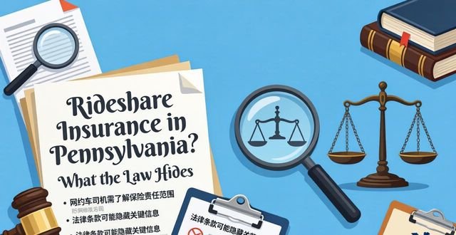 Rideshare Insurance in Pennsylvania? What the Law Hides — Rideshare Insurance Coverage for Uber & Lyft Drivers